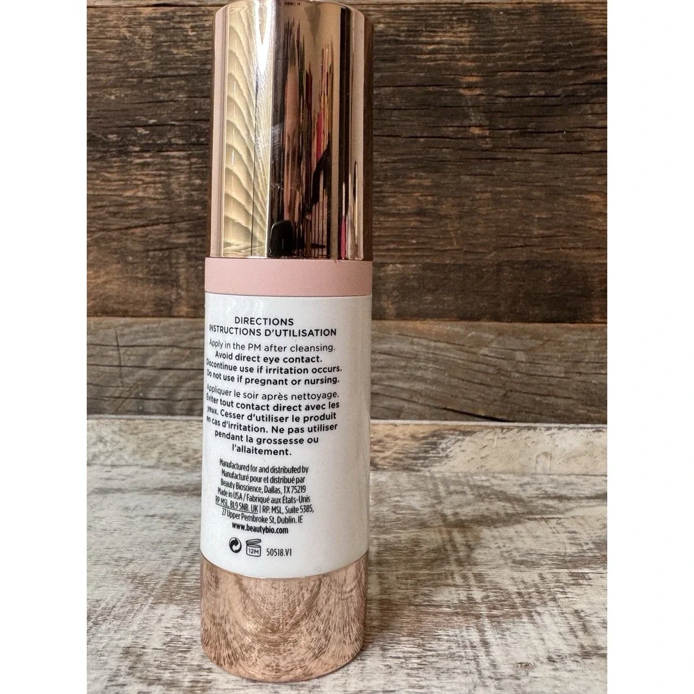 BeautyBio The Nightly Overninght Retinol Repair Serum 1 fl oz NIB‎ MSRP $95